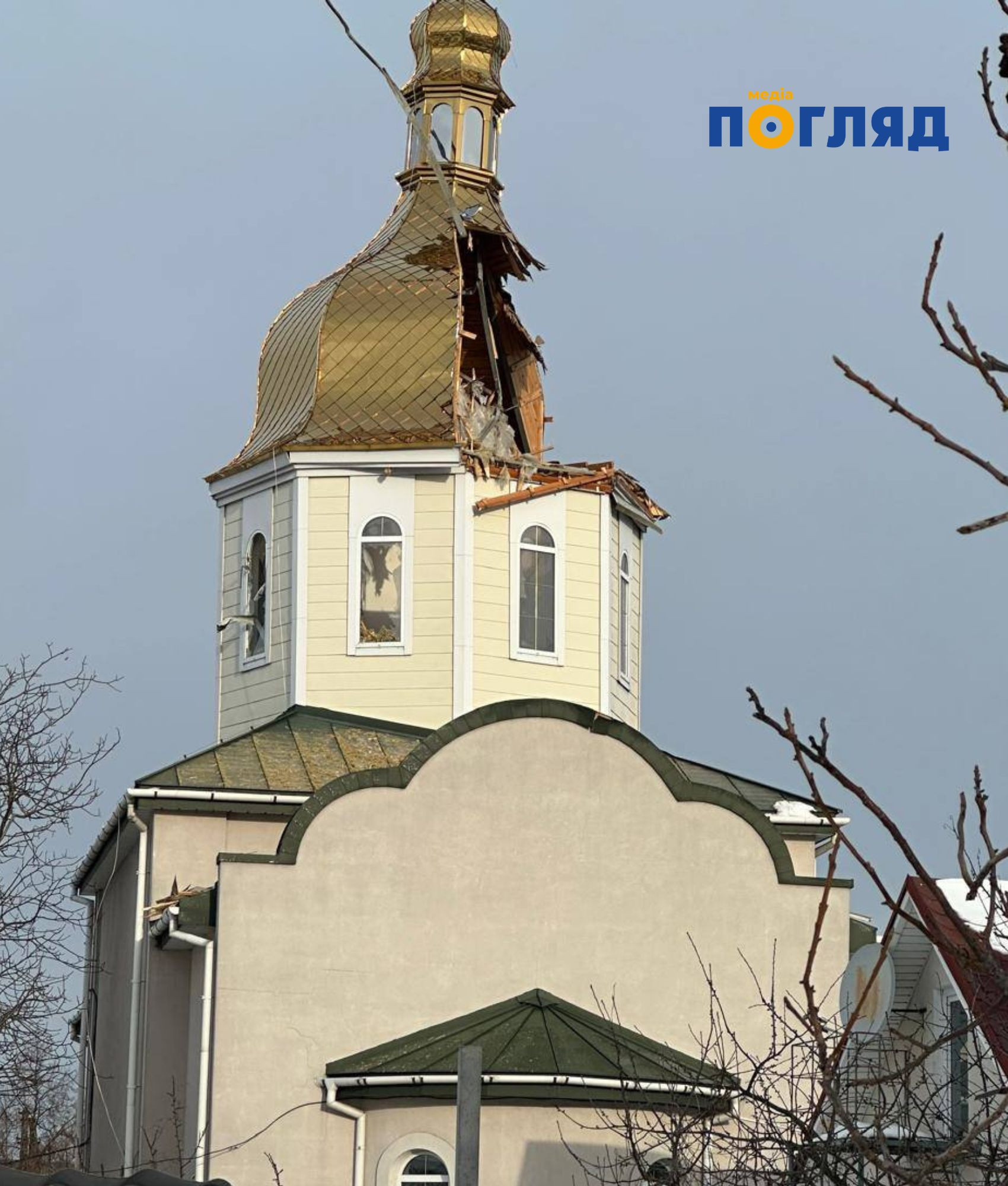 Росіяни пошкодили храм і монастир на Київщині (ФОТО) - зображення